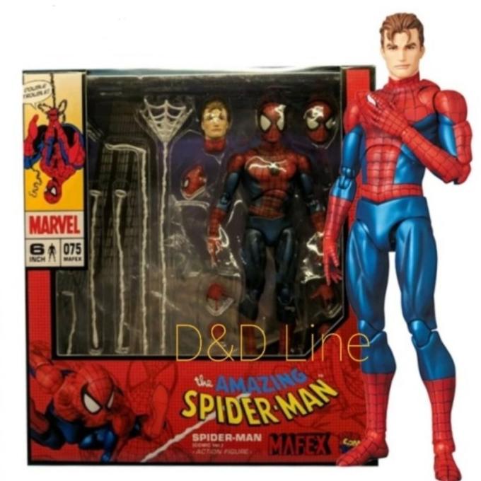 Mafex Action Figure Spiderman Homecoming Mainan Spider-man 075