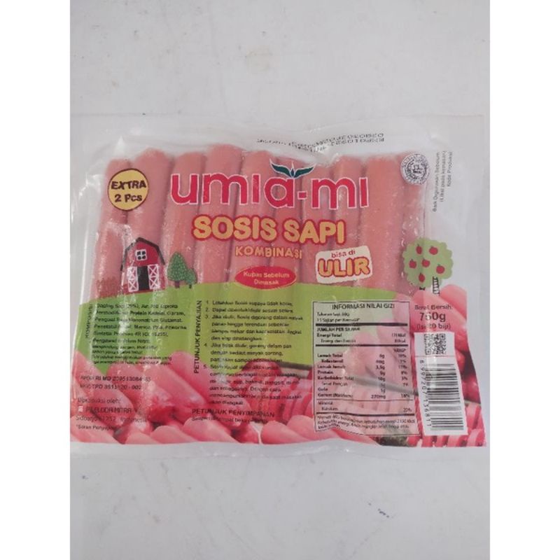 

Umiami Sosis Sapi isi 30 / Sosis Ulir Sapi