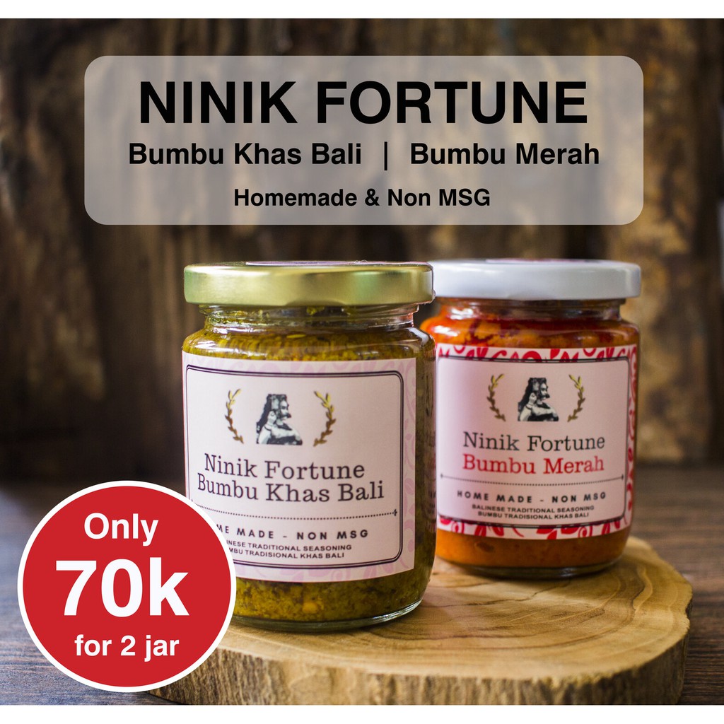 

Ninik Fortune Paket Hemat Bumbu Dapur Khas Bali & Bumbu Dapur Bumbu Merah