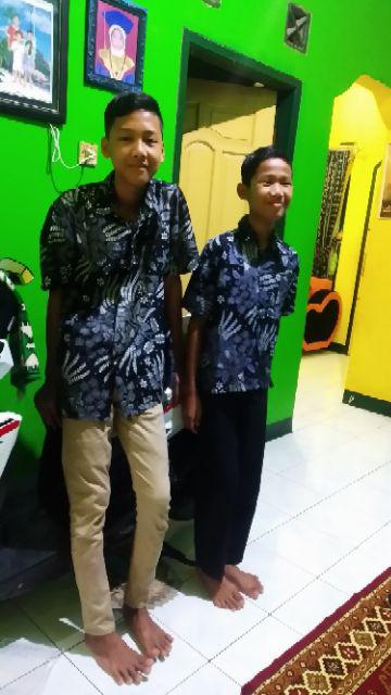 Maura Couple - Sania Ruffle Batik Couple Ori Ndoro Jowi Garansi Termurah Shopee -  Batik Manggar Abu