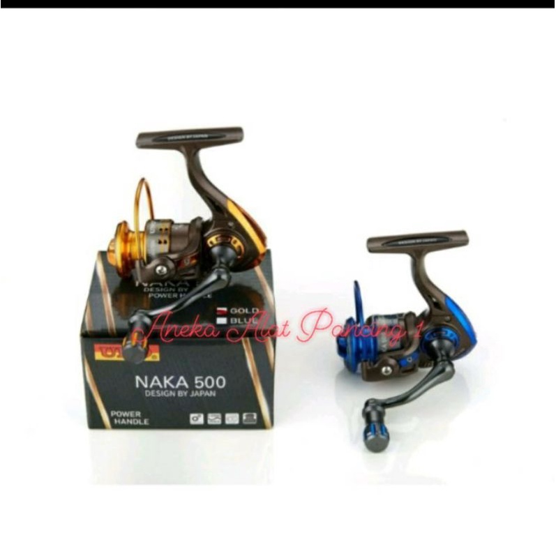 REEL PANCING UDANG UNO NAKA 500 POWER HANDLE MINI /Gulungan Pancing Udang