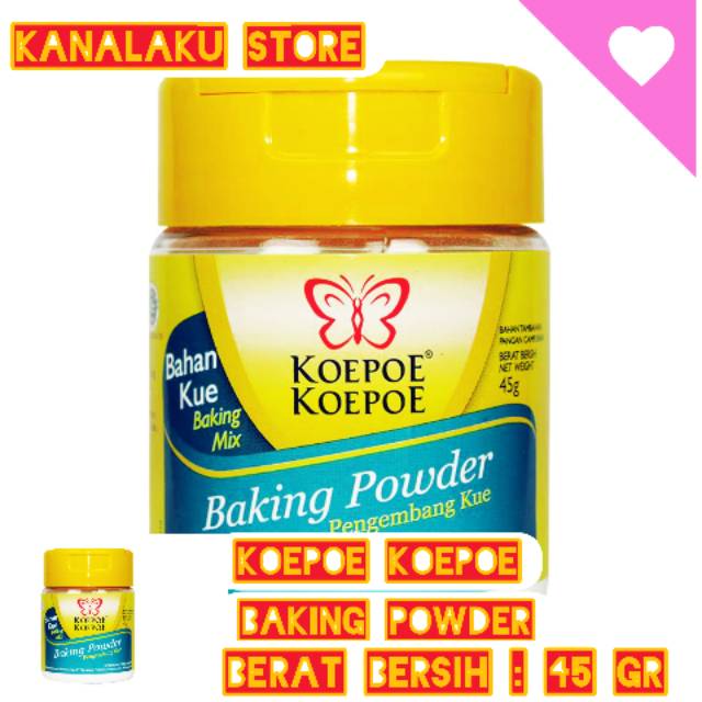 BAKING POWDER KOEPOE KOEPOE 45 GR | Shopee Indonesia