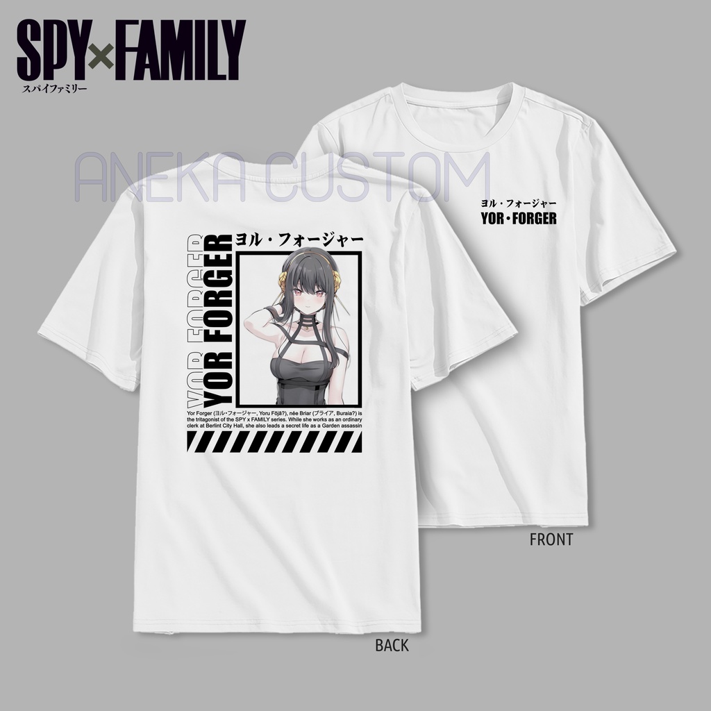 Kaos Anime Spy X Family Yor Forger / Kaos Streetwear Yor Forger Spy X Family