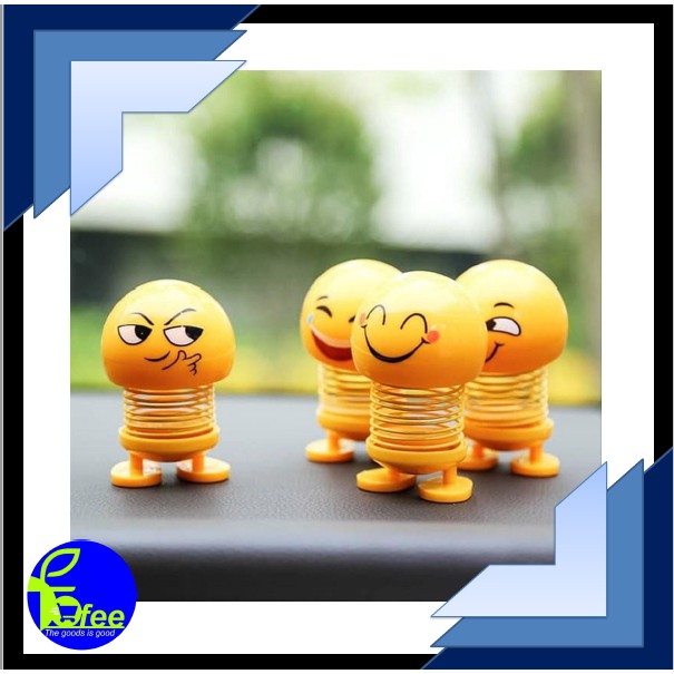 [IMPORT] - Hiasan Pajangan Mobil Dashboard Emoji Smile Face Car Display Kode HPM2