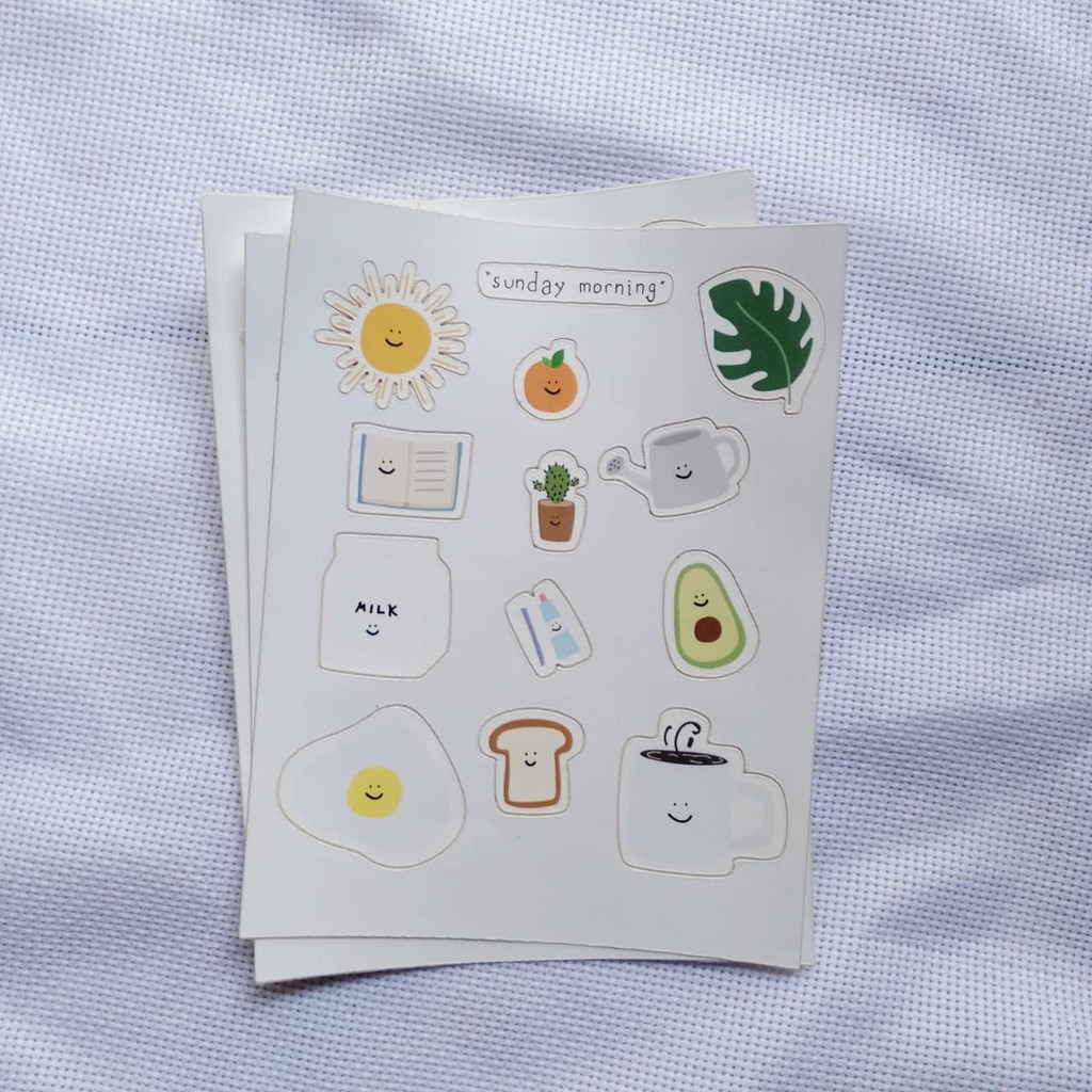 

Ungigi Mini Stickers - Sunday Morning