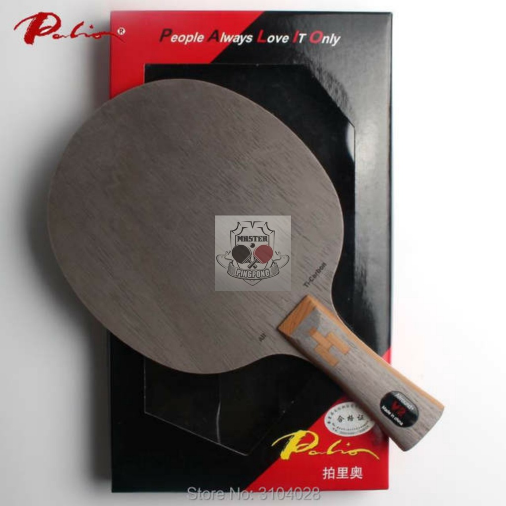 Palio V2 Ti Carbon - Kayu Pingpong Bet Tenis Meja Palio Offensive Titanium Carbon Blade
