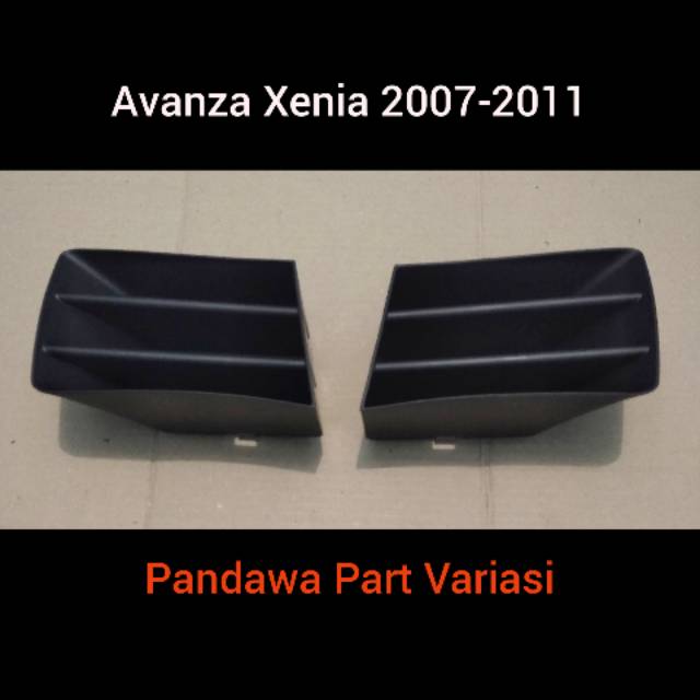 Tutup cover lubang bumper depan Avanza Xenia vvti 2007 2008 2009 2010 2011