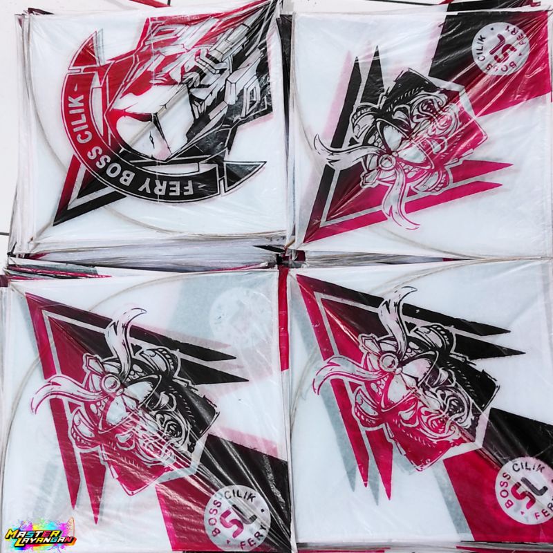 Layangan Sukhoi standar motif Bos muda isi 50 pcs