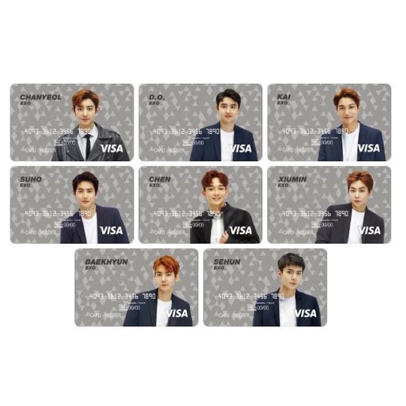 [Photocard] SMTOWN Visa Prepaid Card