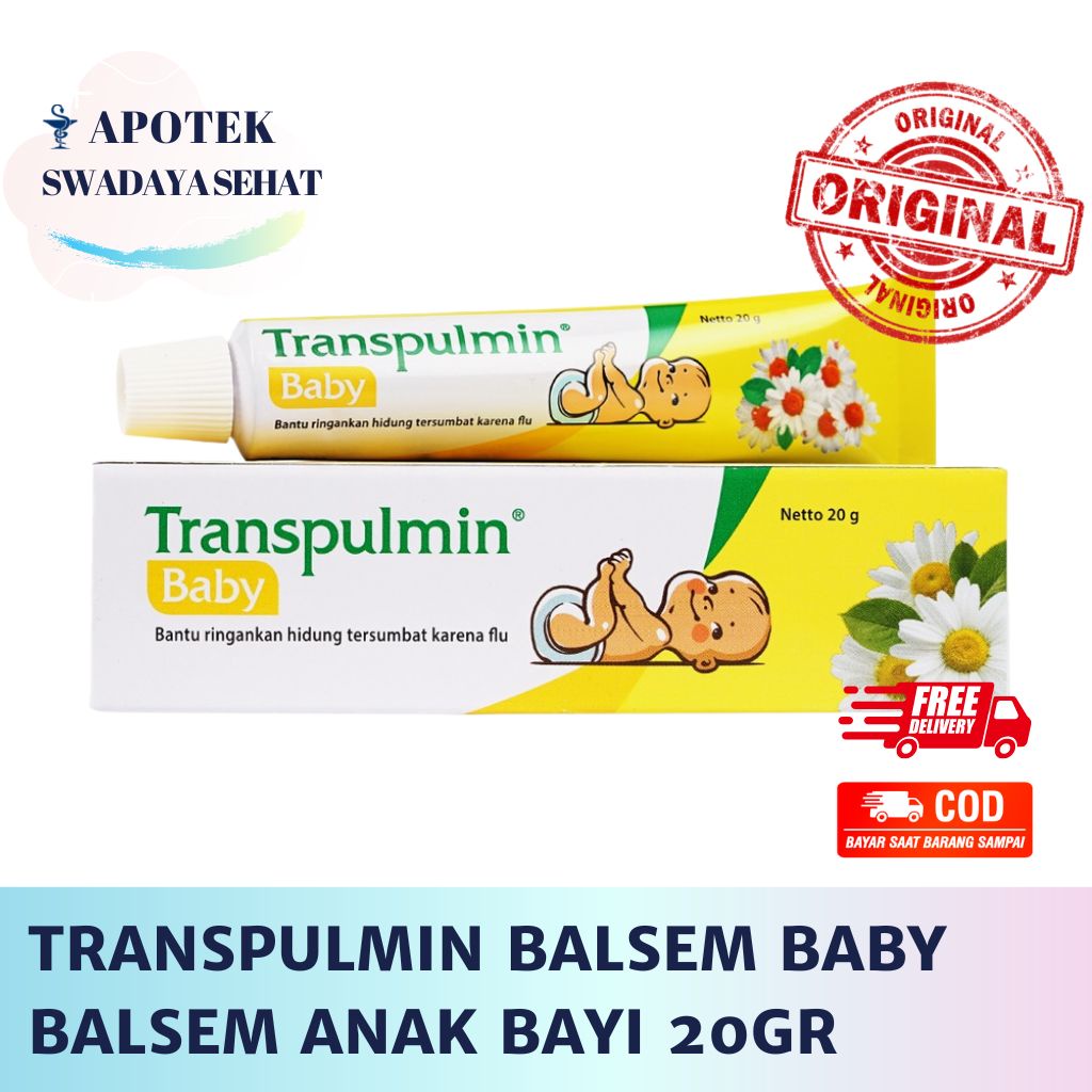 TRANSPULMIN BABY 20GR Balsem Anak Bayi 10 GR Oles Tranpulmin Balsam