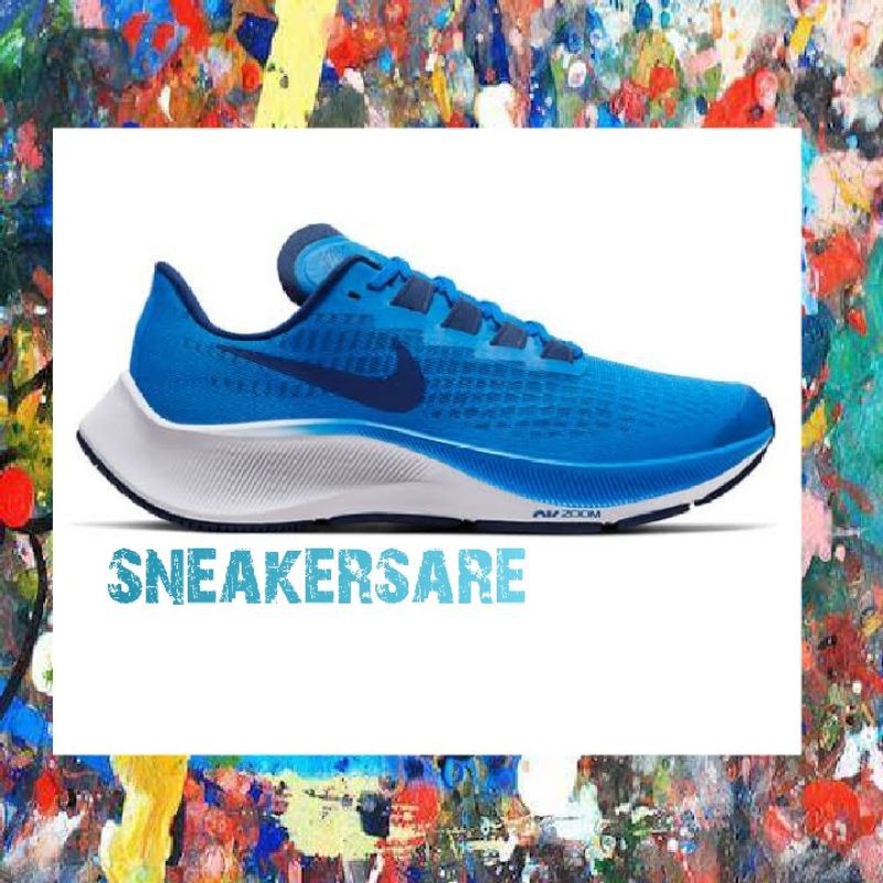 Sepatu Running Nike Pegasus Turbo 37 Blue Soft