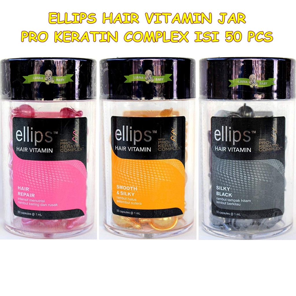 VITA25 ELLIPS HAIR VITAMIN PRO KERATIN COMPLEX JAR ISI 50 PCS