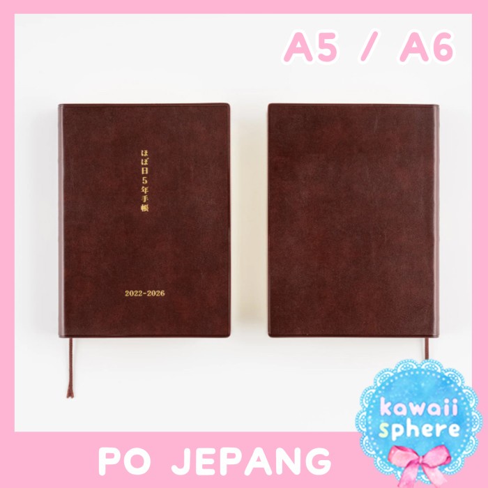 

[RESTOCK] Hobonichi Techo 5-Year Planner A5 / A6 | Hobonichi 2022-2026 - A6