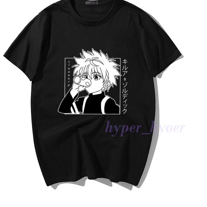 【Penjualan SUPER】 wibu lovers tees kaos anime mangga killua hunter x hunter 5.5 Terlaris