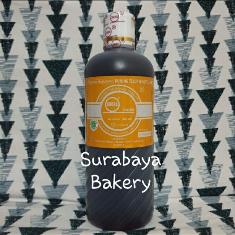 

Pewarna Cross Kuning Telur/Egg Yellow 450ml
