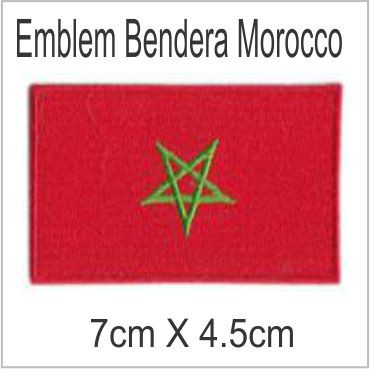 Morocco Emblem Bordir Badge