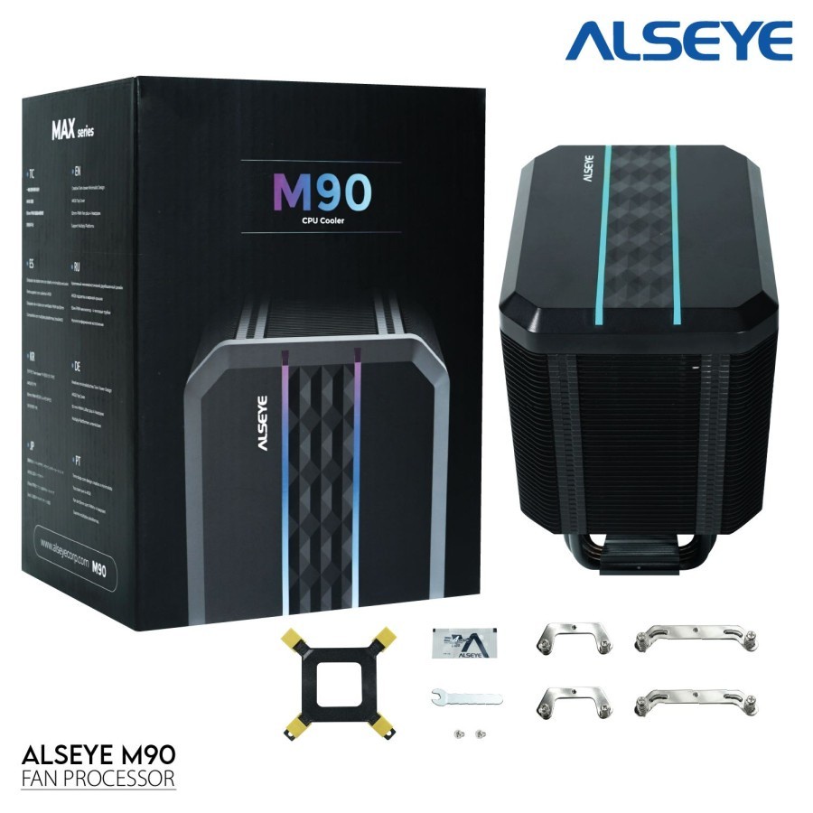 Fan processor CPU Cooler Alseye Max-series M90 ARGB