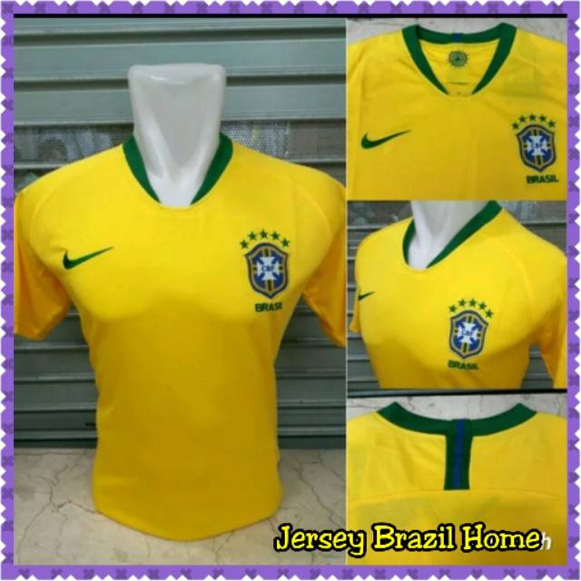 JERSEY BRAZIL HOME WORLD CUP 2018 BRASIL