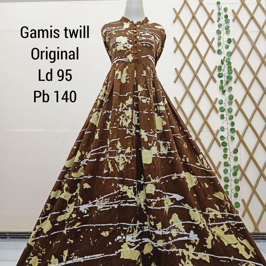 "READY" GAMIS TWILL ORI SIZE " S " | GAMIS TWILL ABSTRAK | GAMIS TWILL ABSTRAK MALAMAN