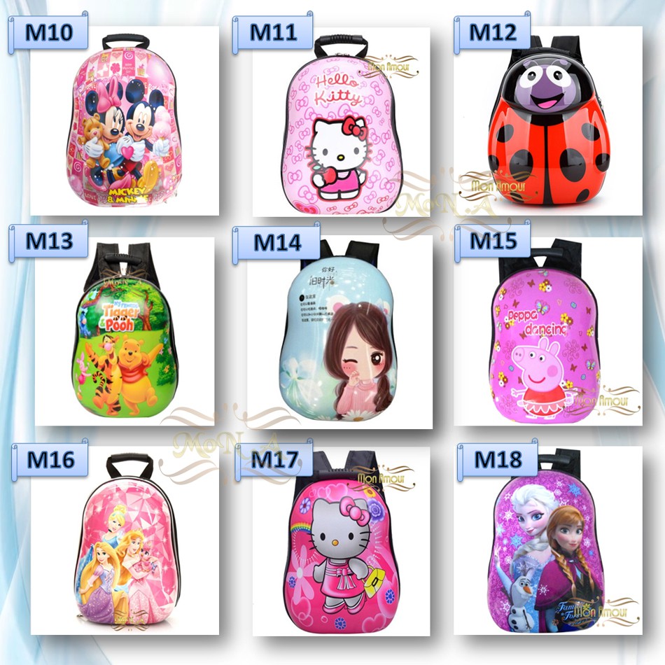 Tas Ransel Telur Sekolah Anak TK / PAUD - Tas Sekolah Anak