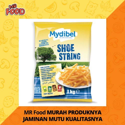 

Mydibel Franch Fries Shoestring Berat 1 kg