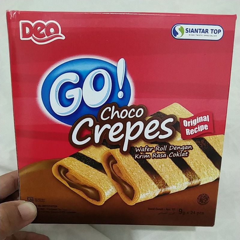 Go choco crepes 9gr isi 24pcs