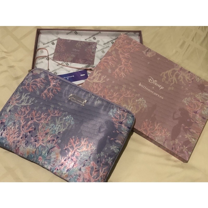 Disney X Buttonscarves - Laptop Case Mermaid Lavender