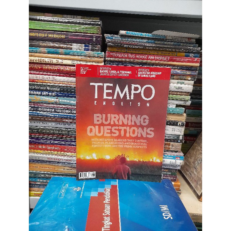 Original Buku Majalah Tempo English Burning Questions 1 7 July 2013