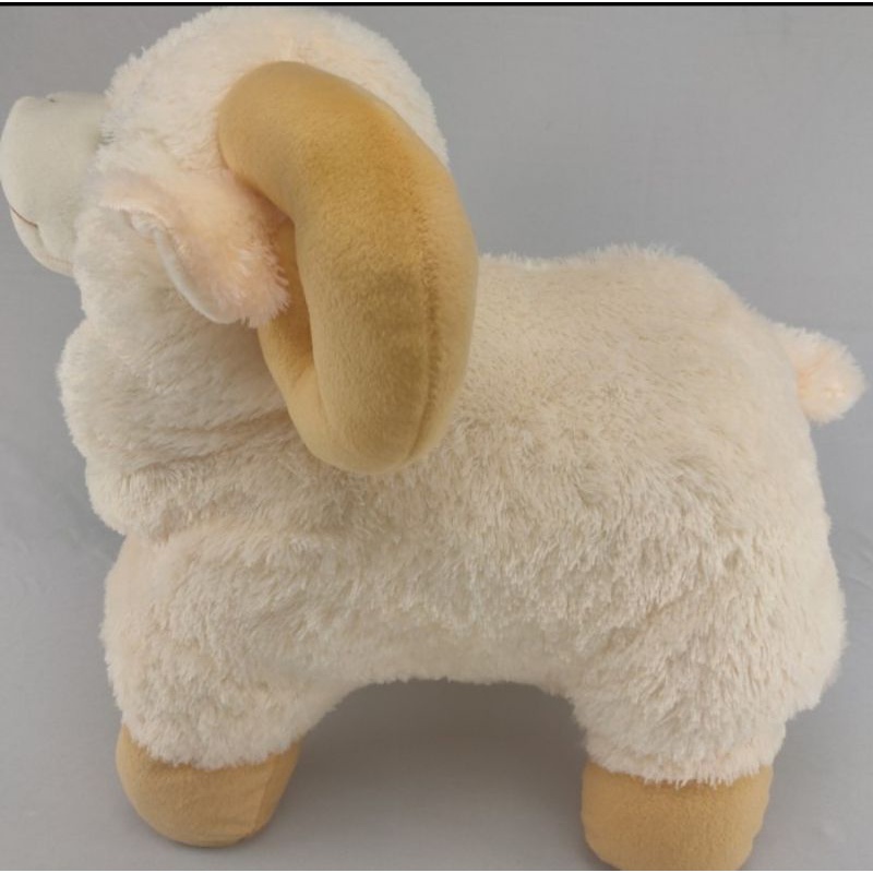 Boneka Domba tanduk kambing Size XL 40cm Boneka hewan SNI