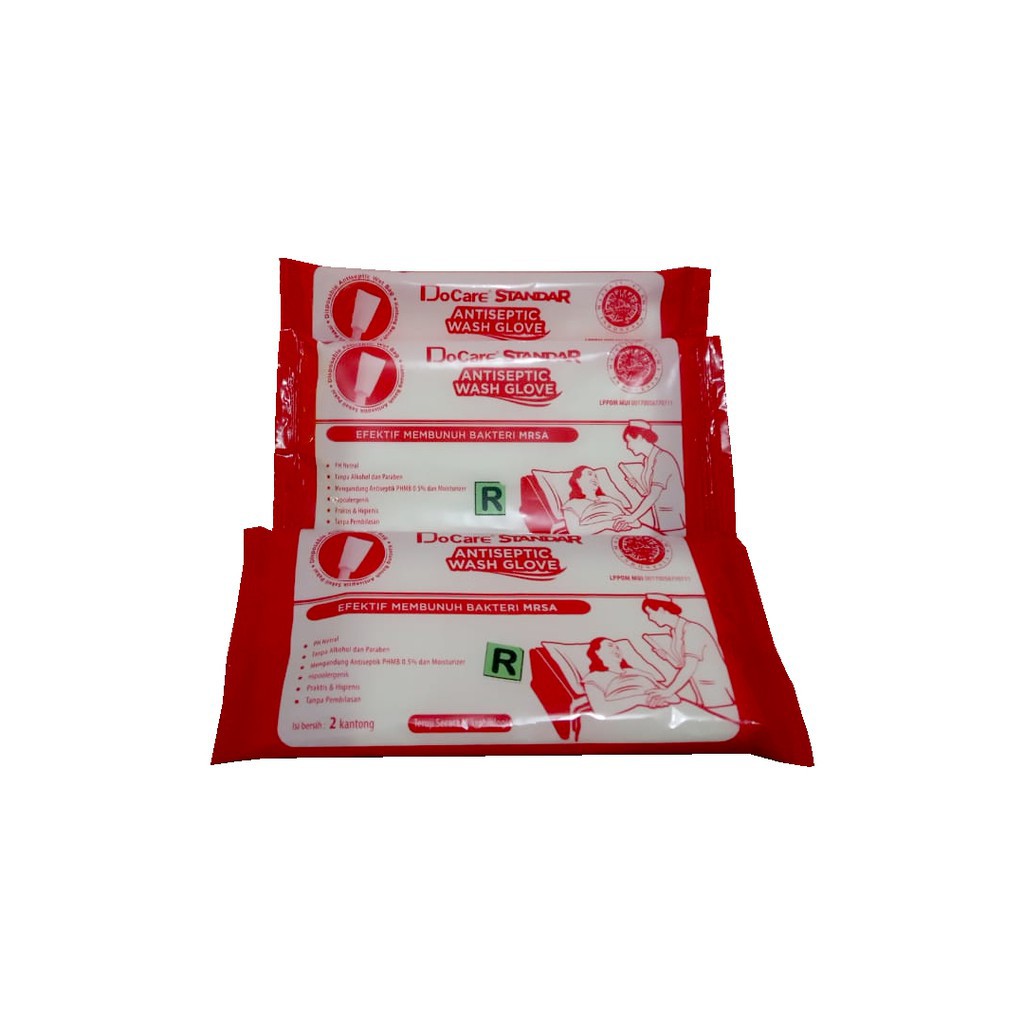 Docare Wash Gloves Standar 2 Sheet Parfume