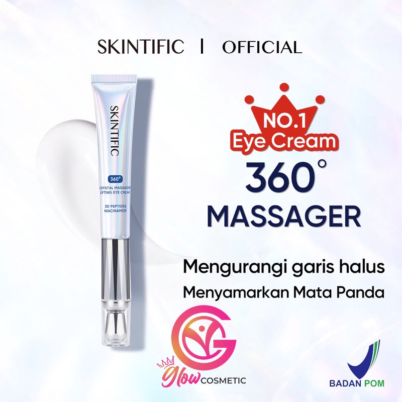 SKINTIFIC 360 CRYSTAL MASSAGER LIFTING EYE CREAM 20gr