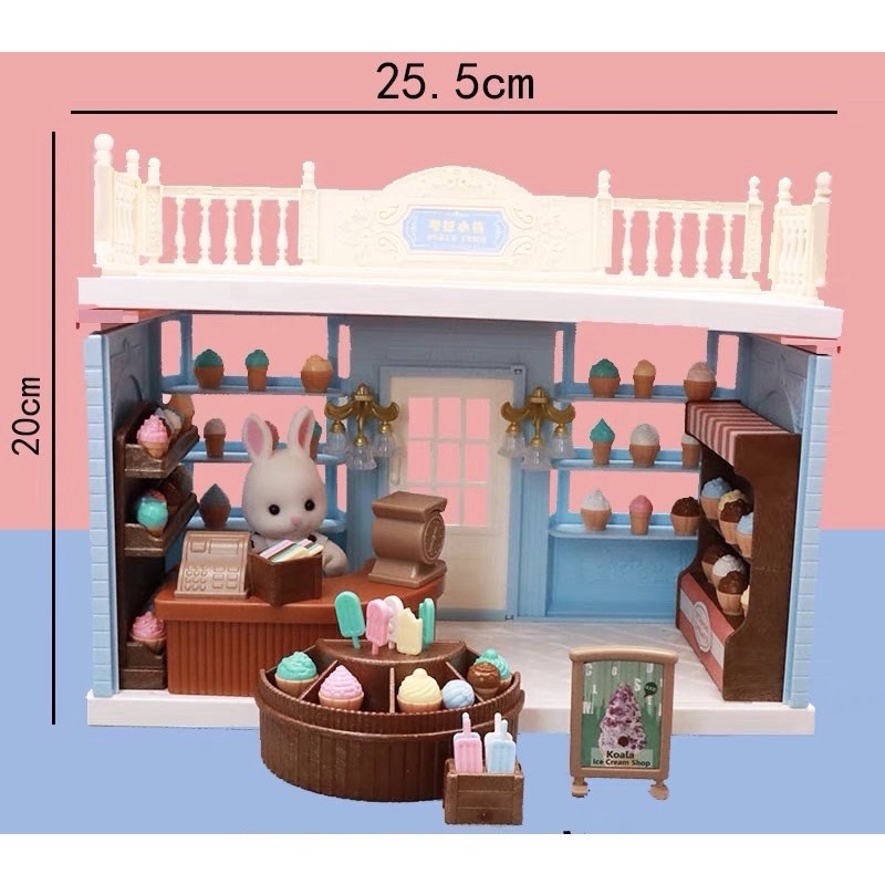 koala diary town diy doll house toys mainan rumah2an