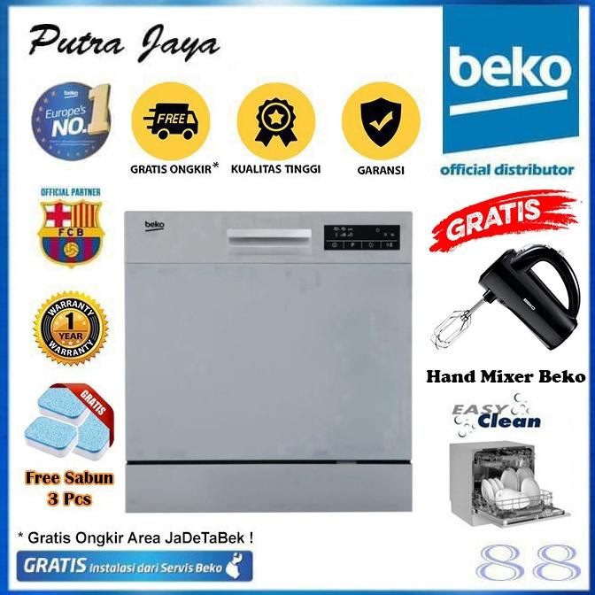 Mesin Cuci Piring Beko DTC36810S Dishwasher