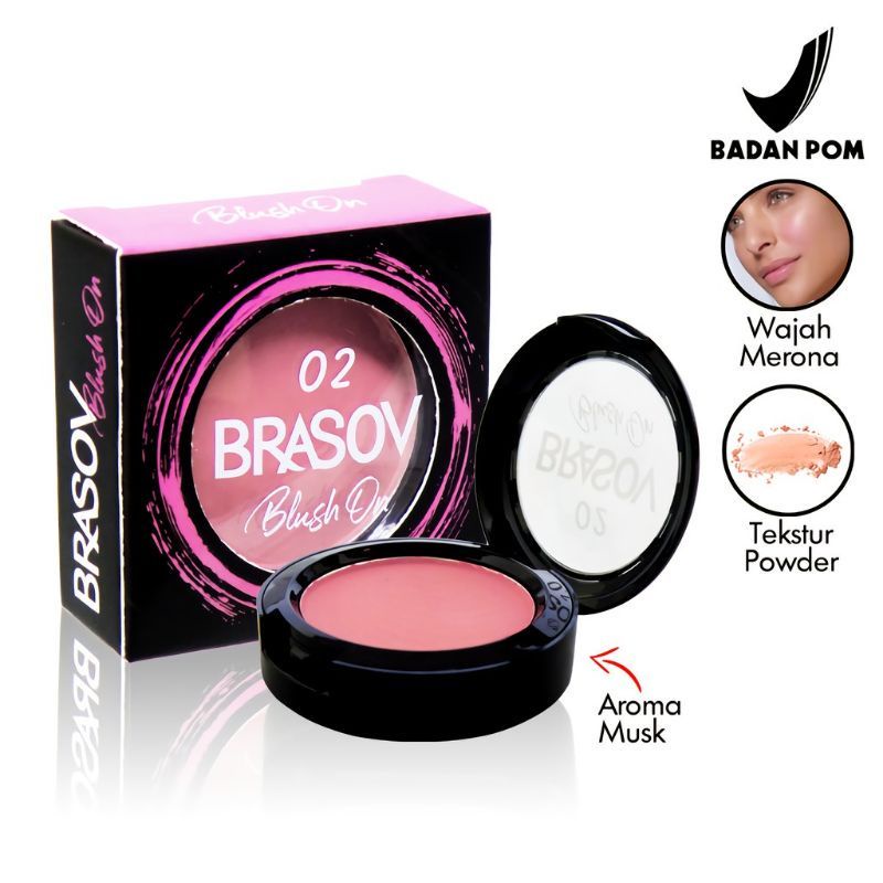 BRASOV BLUSH ON /BPOM 100% ORIGINAL(PROMO TERMURAH)