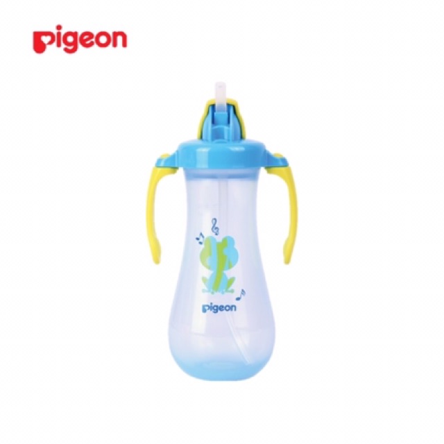 Pigeon TALL STRAW BOTTLE 300ml trainning cup besar dengan sedotan