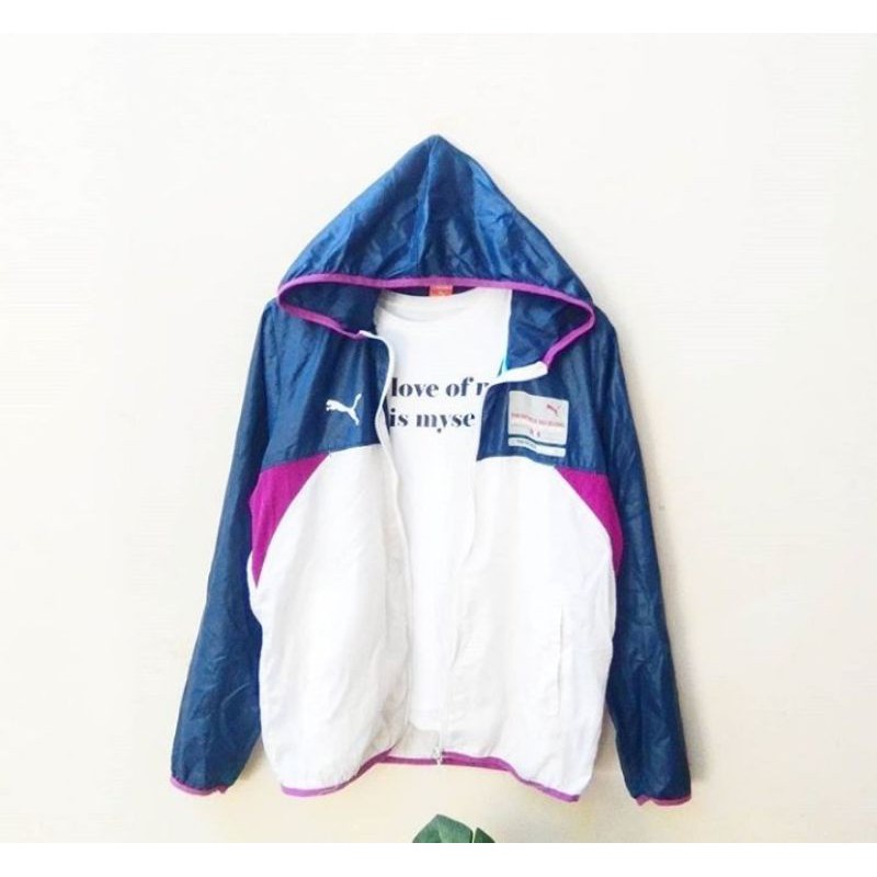 [Preloved] Puma Sport Jacket / Running Jacket /gym Jacket