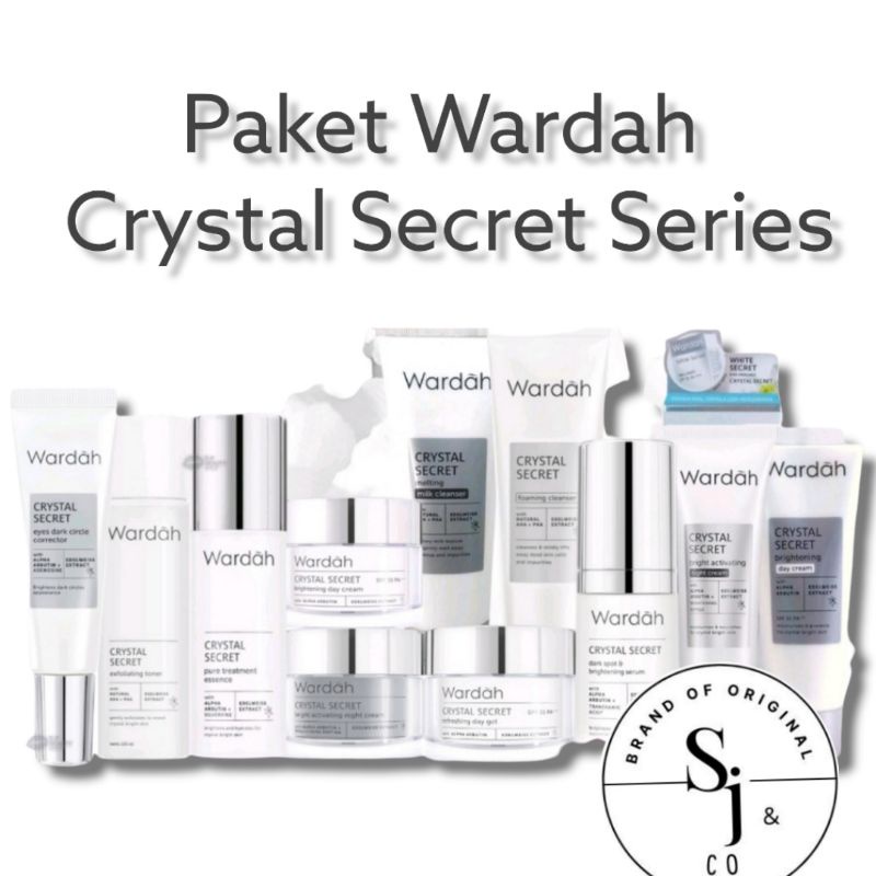 Paket Wardah Crystal Secret Series / White Secret Series / Wardah Paket Glowing