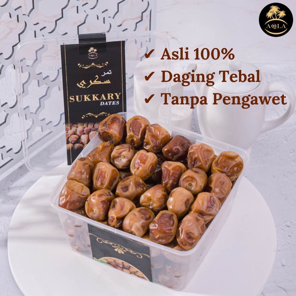 

Kurma Sukari 1Kg Premium Original High Quality/ Kurma Raja Premium / Kurma Manis Lezat Lembut