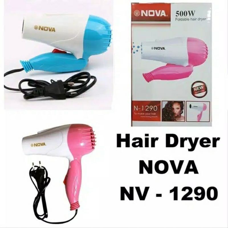 Bundara Medan/Ready stock Pengering rambut Hairdryer nova 500W