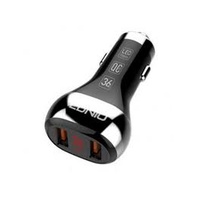 CAR Charger Mobil LED Display Dual USB QC3.0 Fast Charging LDNIO C2 - Tanpa kabel