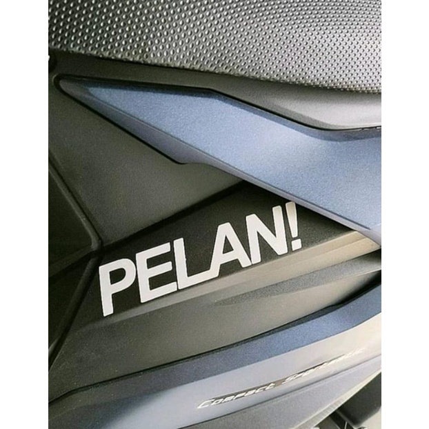 stiker cutting PELAN ! aksesoris motor helm termurah hologram harga 1pcs by atos jago