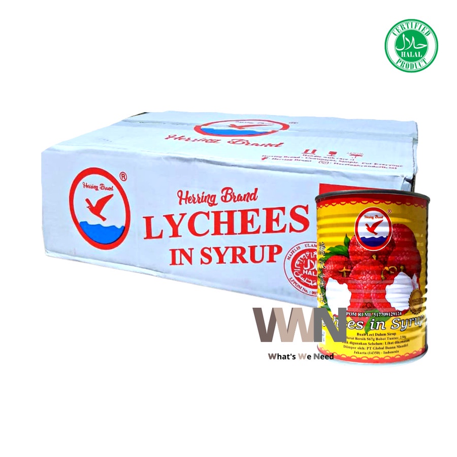 

Herring Lychee Leci 1 Dus / 12 Kaleng x 567gr - Leci Kaleng