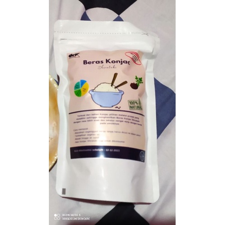 

Beras Konjac mirip nasi putih