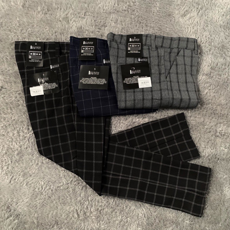 CELANA PANJANG TARTAN PRIA CHINO TARTAN PANTS CELANA TARTAN PRIA CELANA MOTIF KOTAK2 WANITA TARTAN PRIA CELANA KOTAK PRIA