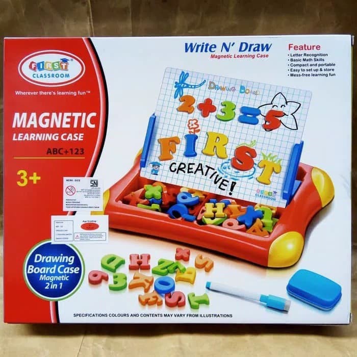 

[Davinci] papan tulis magnet belajar abc magnetic learning board first second