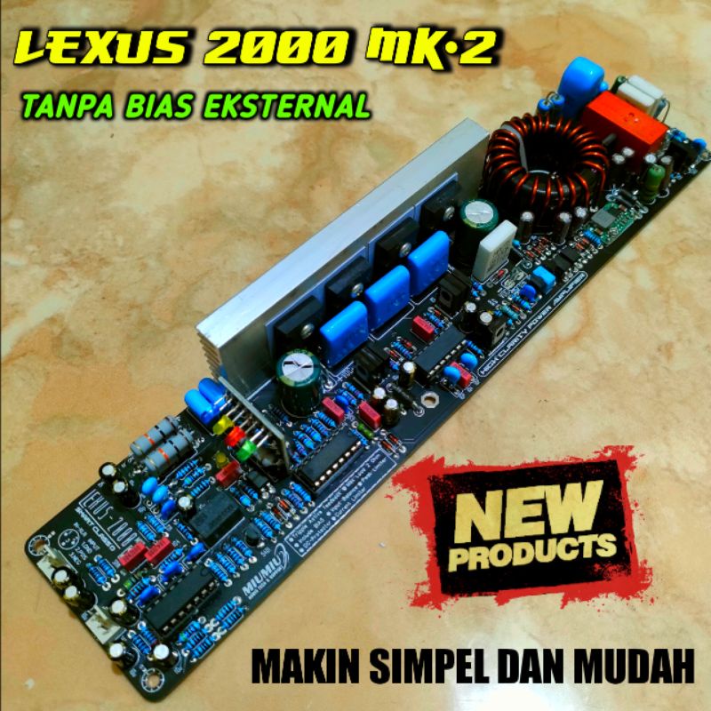 LEXUS 2000 MK2 SMART CLASS D POWER AMPLIFIER TANPA BIAS FITUR PREMIUM