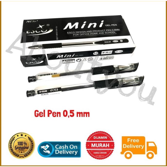 

PROMO Pen/ Bolpen/ Pulpen/ ballpoint/ pena murah GM006 minigel 0.5 aboutyou34 Buru Order