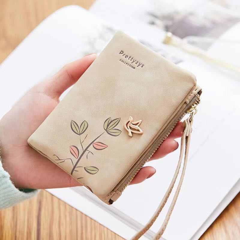 Dompet Kulit Wanita Dompet Pendek Cewek PTZ 1537
