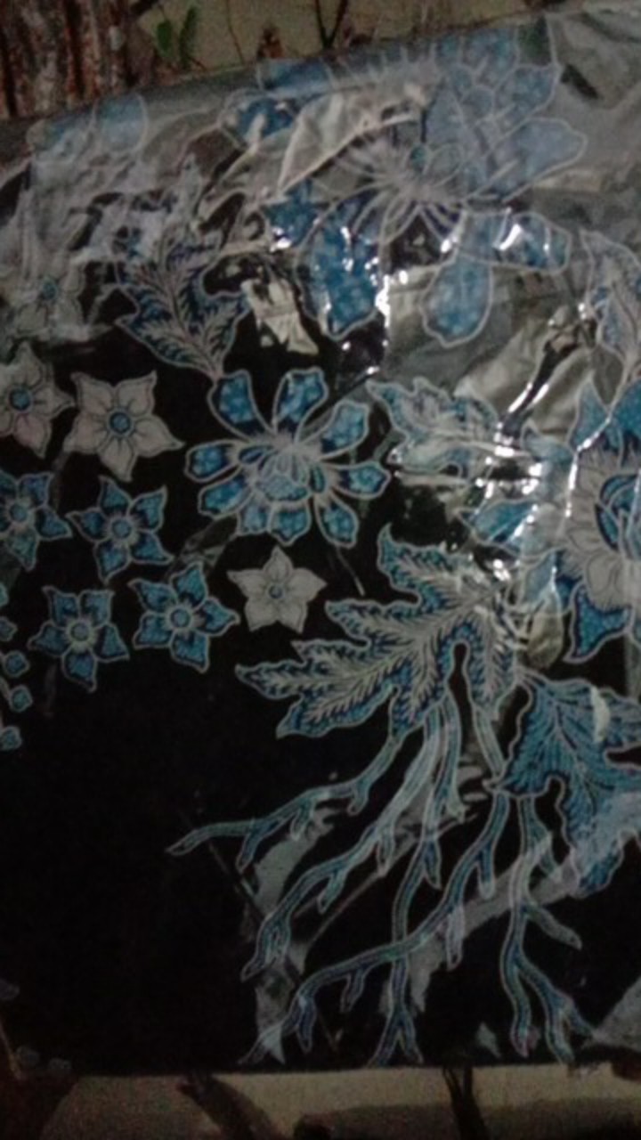 (bisa Cod) Tey-17 Batik Wanita Asj Sa Hrb026 Kenongo Kemeja Tosca Pendek