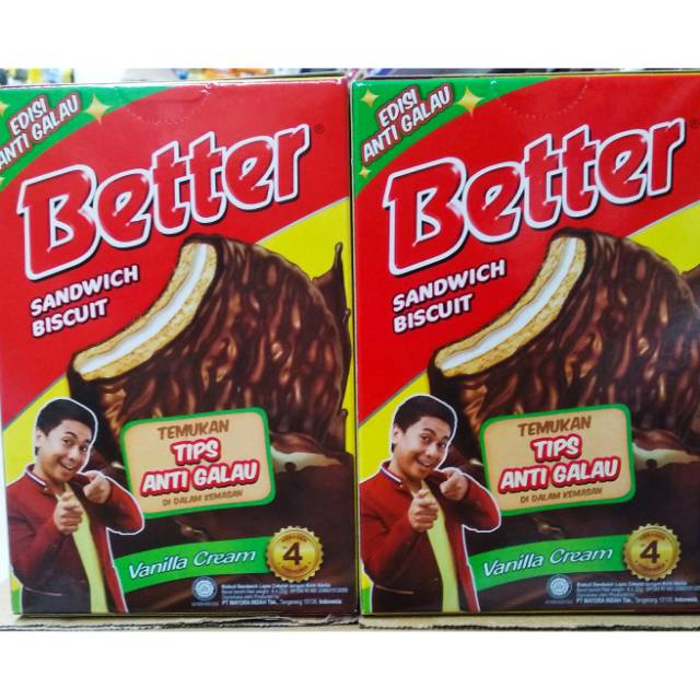 

Better sandwich biscuit 4x22g